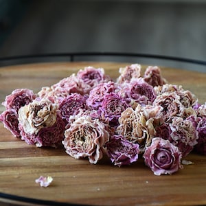 Dried pink roses, dried flower table scatter, real roses, cake decor, resin work, diy crafts, wreaths, flower girl basket