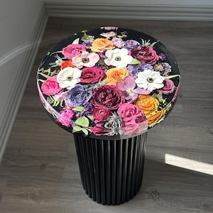 Wedding Flower Preservation | Bridal Bouquet Custom Resin Table | Custom Resin Table