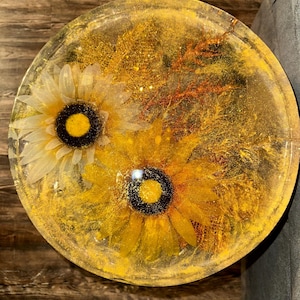 Sunflower side table